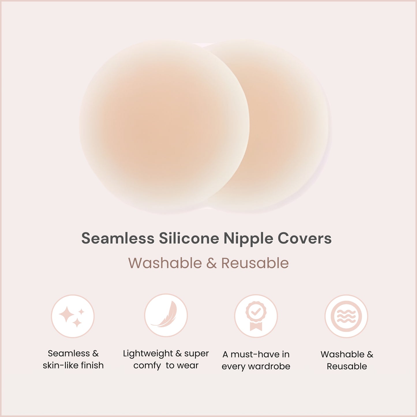 Aura™ Seamless Silicone Nipple Covers