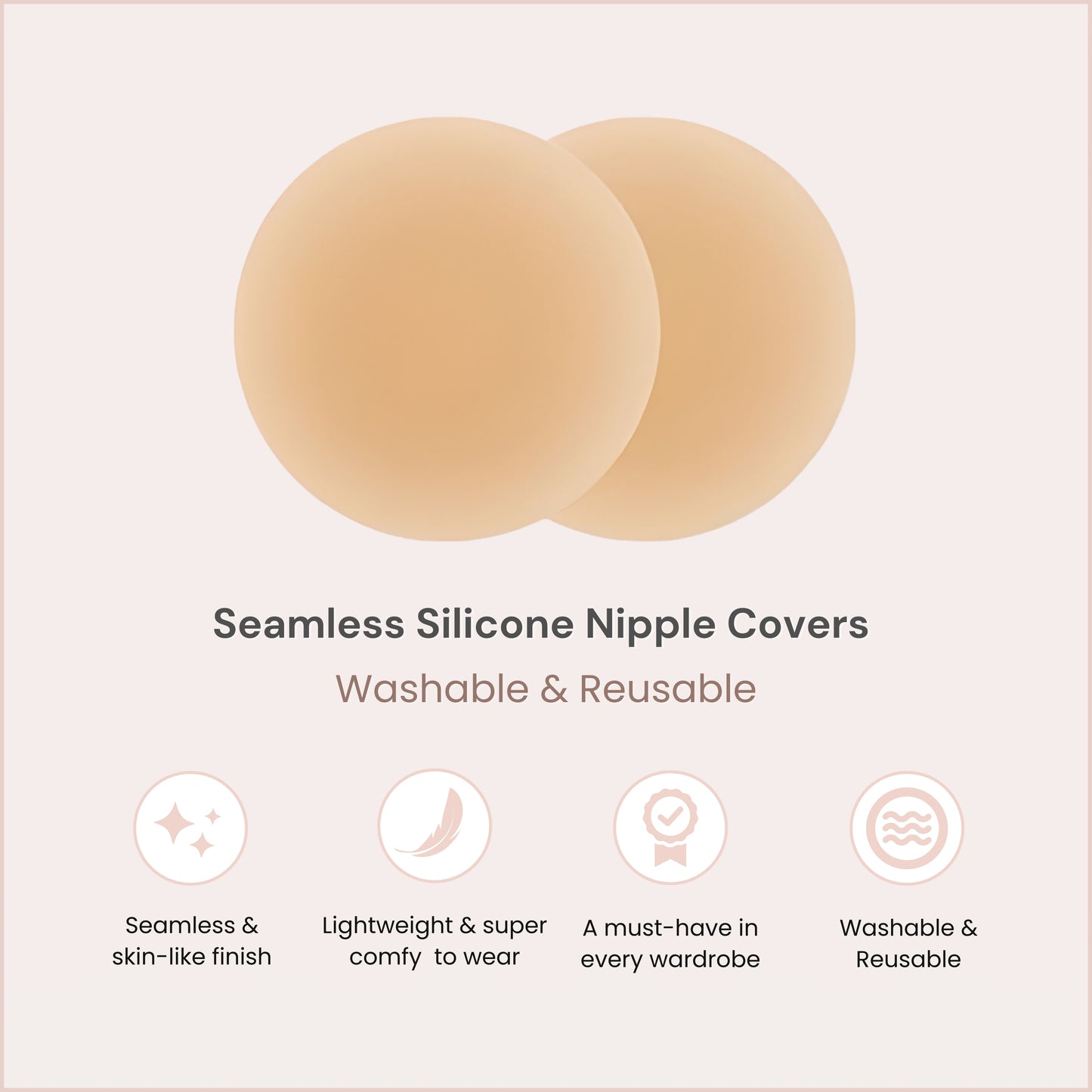 Aura™ Seamless Silicone Nipple Covers