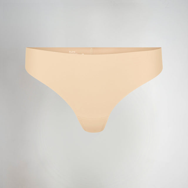 Aura™ Invisible Camel Toe Thong Mid Rise