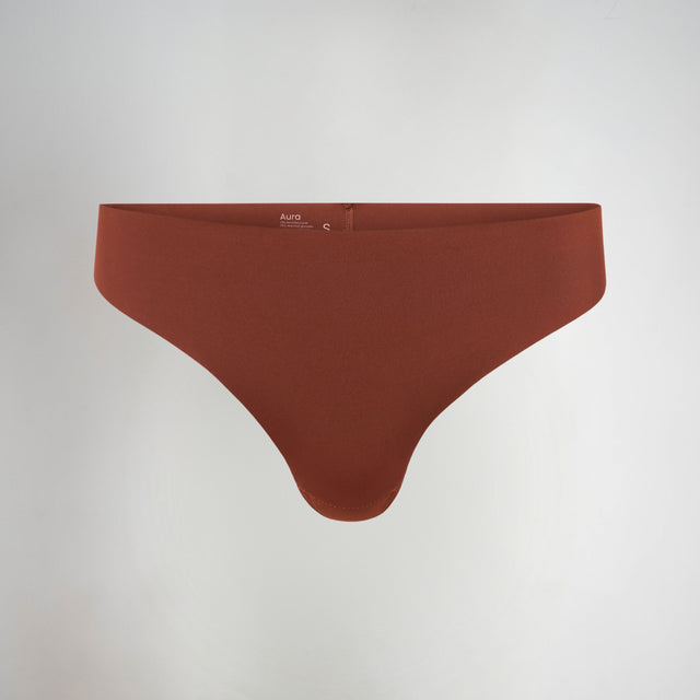 Aura™ Invisible Camel Toe Thong Mid Rise