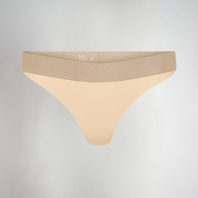 Aura™ Invisible Camel Toe Thong Low Rise